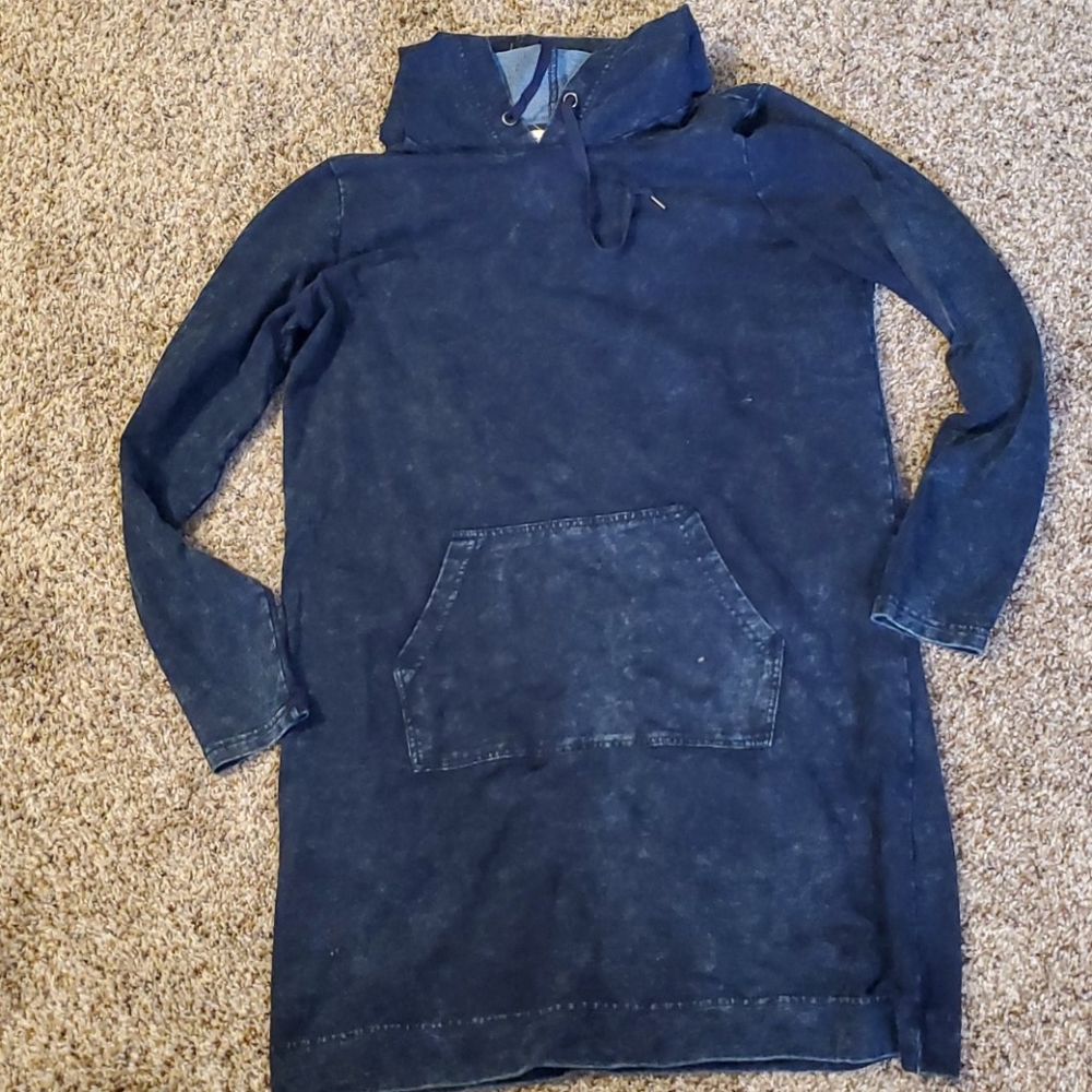 Jane & Delaney Denim Look Knit Dress